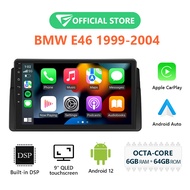 Eonon BMW E46 Android 12 Android Player 6G RAM 64G ROM Apple CarPlay Android Auto QLED DSP E46A12S