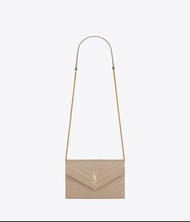 YSL Envelope WOC Beige 奶茶色信封包