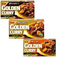 S&amp;B Golden Curry Roux 3 Mix Set Mild/Medium/Hot Taste Japanese Style Curry