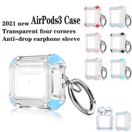 2021 new for iPhone compatible AirPods 3 protective cover compatible AirPods 3casecompatible AirPods2case compatible AirPodsPro case transparent protective cover anti-fall protective cover