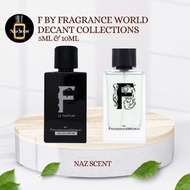 F By Fragrance World Decant Collections ( F Le Parfum / F By Fragrance World)