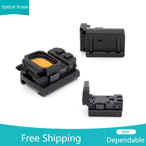 VISM Flip Up Red Dot Sight 3MOA Reflex Optics Scope for MOS Glock Mount Base or Slide Cut Accept Pis
