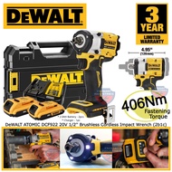 Dewalt DCF922 D2-B1 1/2” 20V Max Brushless Cordless Impact Wrench, Detent Pin ( DCF922D2, DCF922 )