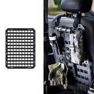 Car Seat Back Molle Panel Molle Panel Organizer for Car SUV Truck Equipment Modular for Pouch Tool A