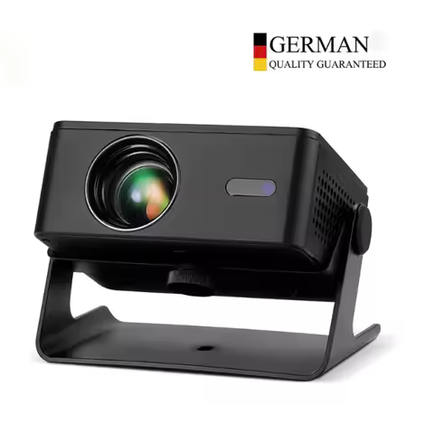 MiniProjector Android 13, WiFi 6, BT 5.0, 720P Native, 4K Decoding, Auto Correction, 180° Rotation. 