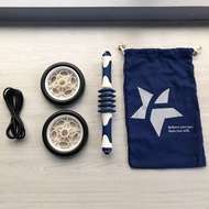 肌能三俠-健美超值組(可組成筋膜按摩棒+健腹輪+跳繩)(送收納袋)