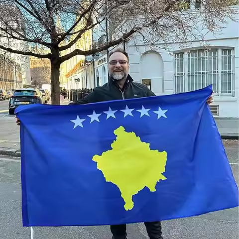 FLAGLINK 90x150 CM Kosovo Flag For Decoration