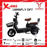Uwinfly sepeda listrik DF7 - BLACKGRAY