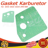 Carburetor Gasket Gasket Karburetor Mesin Rumput Brush Cutter 4 Stroke For  GX31 GX22 16221-ZM3-000