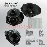 Speaker Komponen Betavo B18-V520 II / B18V520 II / B 18 V 520 II 18 Inch 1300 Watt Original