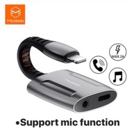 Mcdodo Phone Adapter ios + aux With Mic