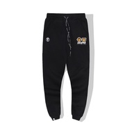 Autumn And Winter Fashion Brand Bape Ape Head Fleece-lined Thick Mens And Womens Loose Casual Trouse