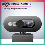 JIHENGS 4K Full HD Webcam For PC Web Camera New Mini Web Cam With Microphone USB Autofocus Stream Ca