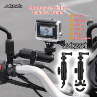 GoPro Holder Motorcycle Bicycle Bike Handle Bar Side Mirror Mount Pemegang Insta360 SJCam XiaoYi Action Camera