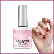 Nail 3D Gel 10ml Clear Lustrous Painting 3D Painting Nail Gel for Home Beauty Salon Dormitory Travel