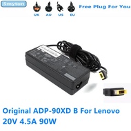Original AC Adapter Charger For Lenovo 20V 4.5A 90W ADP-90XD B PA-1900-74 A19-090P3A Laptop Power Su