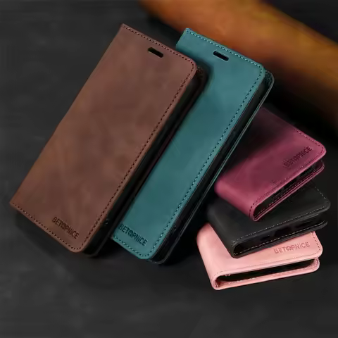Leather Case For Xiaomi 14T Pro Poco F6 F5 M5S F3 M3 X6 X5 M6 Pro 5G X3 NFC C65 C55 C61 14 13T Flip 