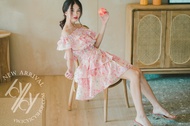 (พร้อมส่ง) Icyicy Vivian Pink Dress