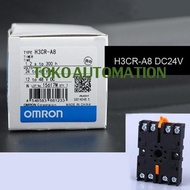 - Timer H3CR-A8 H3CR A8 H3CR - A8 H3CRA8 24V DC With Socket PK19