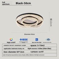 HEIKESZ2025ห้องนอนแบบเรียบง่ายทรงกลมไฟห้องนั่งเล่นใหม่ Pelindung Mata ไฟโมเดิร์นเรียบง่ายไฟติดเพดานห