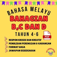 336 (PDF) Latihan Bahasa Melayu UASA Bahagian BCD Tahun 4-6 Respons Kristis Kreatif Penulisan