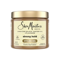 SheaMoisture Strong Hold Styling Gel + Flaxseed Oil and Jamaican Black Castor Oil, 425g