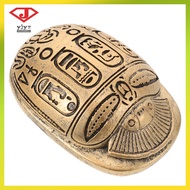 Golden Figurine Beetle Home Decor Collectible Statue Sculpture Figurines Collectibles  yuanjingyouzh