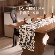 American Table Runner Light Luxury High-End High-End Tablecloth Coffee Table Tablecloth Long Dining 