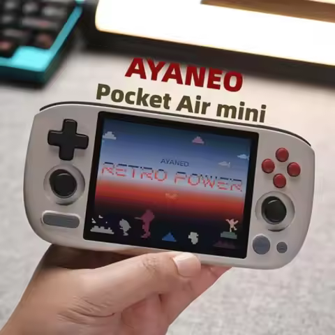 AYANEO Pocket Mini AIR Game Console Retro Handheld 500nit 4500mAh RGB Linear Hall Joystick Trigger A