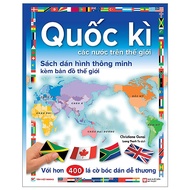 Book - Flags of countries around the world - smart stickers with world map