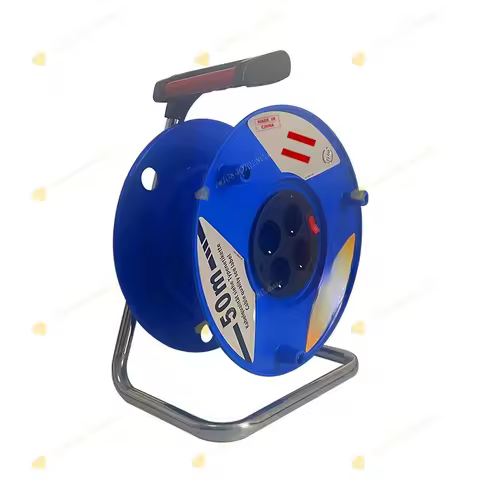 Outdoor cable reel 20m 30m 50m extension power cord cable reel