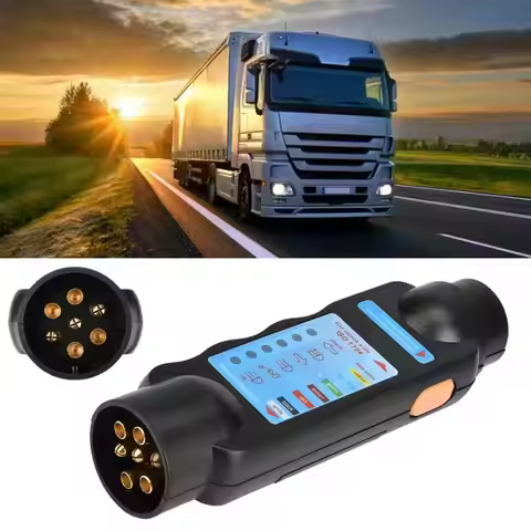 Universal 12V Trailer Tester 7 13 Pin Adapter Diagnostic Check Wiring Test Socket Tools Car Accessor