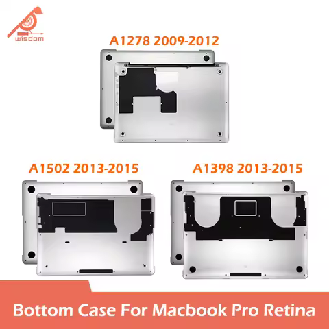 Laptop A1278 A1502 A1398 Lower Base Case Battery Cover Bottom Case Cover For Macbook Pro 13" 15" Bot