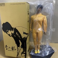 High-Quality Version 30cm 40cm Kung Fu Star Bruce Lee Yellow Jumpsuit Sneakers Suit Model Figure