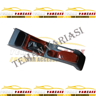 CONSOLE BOX KONSOL BOK MOBIL ISUZU PANTHER PANTER PHANTER NEW KAPSUL TOURING KAYU WOOD ABU GREY