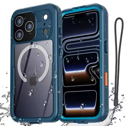 Waterproof IP68 Water Protective Case For iPhone 17 16 Pro Max 17 Air 16 Plus Shockproof Magnetic Ma