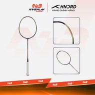 Hundred Hyfonic 7 Badminton Racket (Unstrung) - Dark Purple/Green (4U - Genuine Product