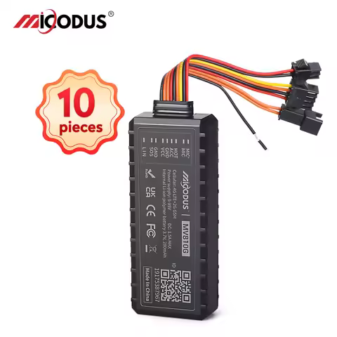 10PCS MiCODUS MV810G gps rastreador de vehiculo gps para moto 4G GPS Tracker Vibrate 9-95V Cut Fuel 