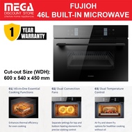FUJIOH FV-AL81 45L BUILT-IN COMBI MICROWAVE OVEN | 28 Functions - Air Fry, Steam, Grill