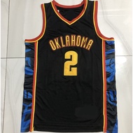 Oklahoma City Thunder No.2 Gilgeous-Alexander Basketball Jersey with LOGO Wenbanyama