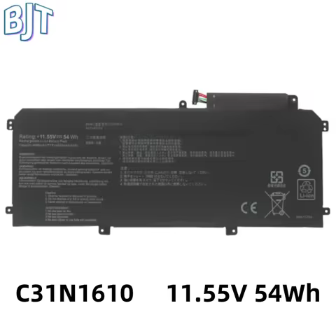New 11.55V 54Wh C31N1610 Laptop Battery for Asus ZenBook UX330CA-FC009T UX330CA-FC020T UX330CA-FC030