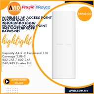 Ruijie AX3000 2974Mbps Wireless Wifi 6 IP65 Outdoor Versatile AP Access Point Dual Band RAP62-OD