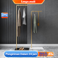 Stand Hanger Gantungan Baju Besi Berdri dan Tas Topi Minimalis Multifungsi Alas Marmer