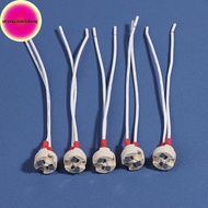 Strongaroetrtomj 5Pcs GU5.3 MR16 Lamp Holder G5.3 Enhanced Europe Lamp Base Round Soet 15CM Ceramic 