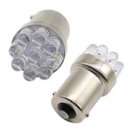1pcs 1156 straw hat 9 lights led motorcycle car light bulb 12v tail light turn signal corner light