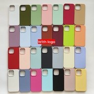 (ZT)Full covered Real Liquid Silicone for iphone 15/14/13/12/11/ Pro Max / XS Ma/X/ XR 7 8/plus/SE /