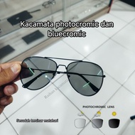 BL aviator glasses photochromic lenses bluechromic normal/minus/cylindris/plus