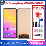 Original For Samsung Galaxy A73 5G SM-A736B SM-A736B/DS /A72 A725F LCD Screen Display Touch Screen D