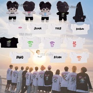 10CM 15CM 20CM Idol SEVENTEEN Dolls Clothes NANA TOUR Same T-Shirt THE8 JEONGHAN HOSHI MINGYU WONWOO