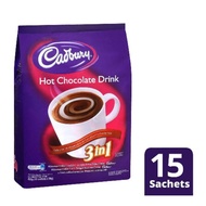 Cadbury Hot Chocolate Drink 3in1 450g (15 sachet)